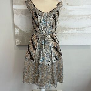 Anna Sui Printed Dress size 4